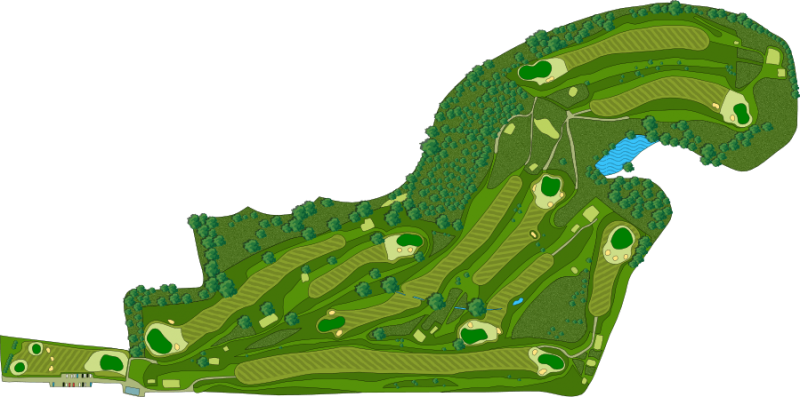 Oatridge Golf Course Layout Map