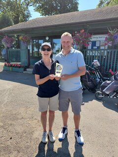 Judith and Jeremy Thomas won the Vince Parrot memorial event today at Binny w...